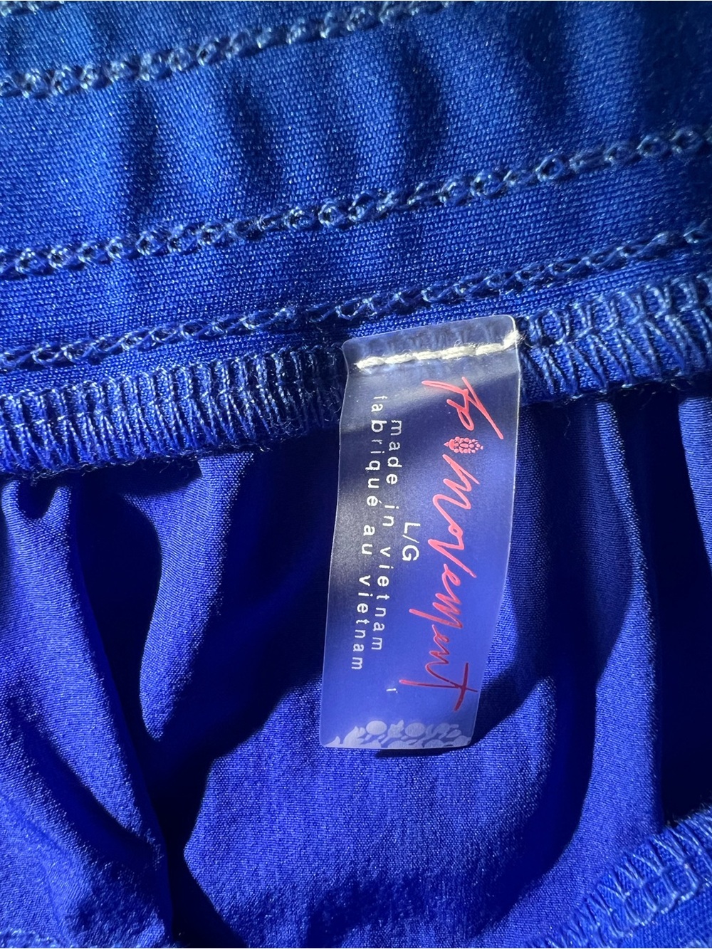 FP Movement No Fear Run Cropped Pants Blue Size L - Picture 9 of 12
